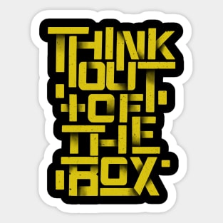 Think out Sticker
